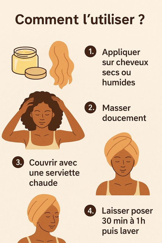 Crème d’or - masque capillaire à base de ghee 50g